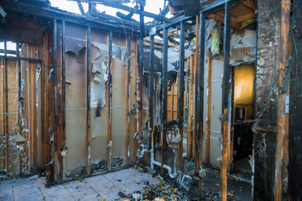 Professional Fire Damage Removal technician working in Ames, IA